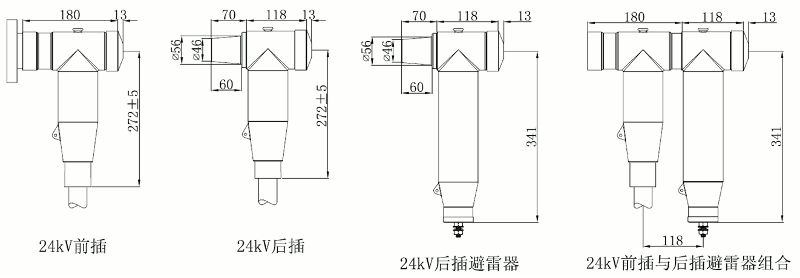 今年会核材24kV欧式630A屏蔽型可分离连接器尺寸图.gif